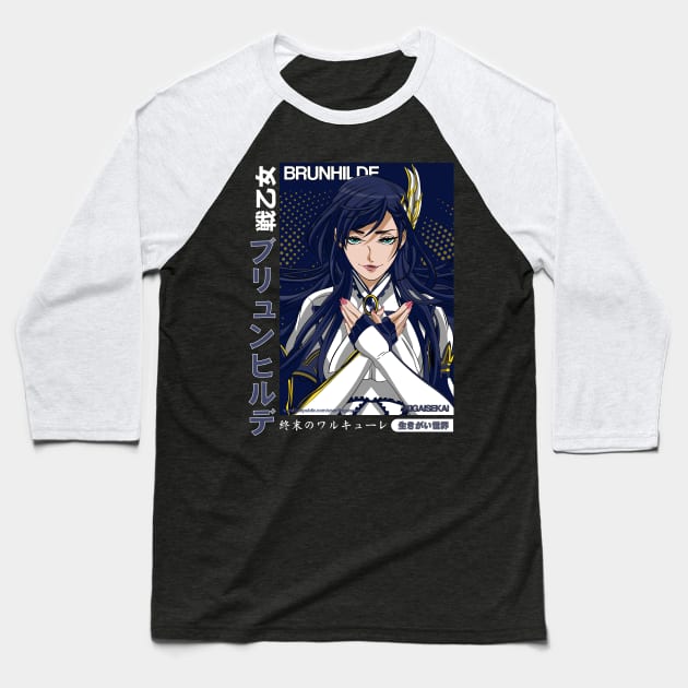 Brunhilde -  Shuumatsu no Valkyrie | IKIGAISEKAI Baseball T-Shirt by IKIGAISEKAI